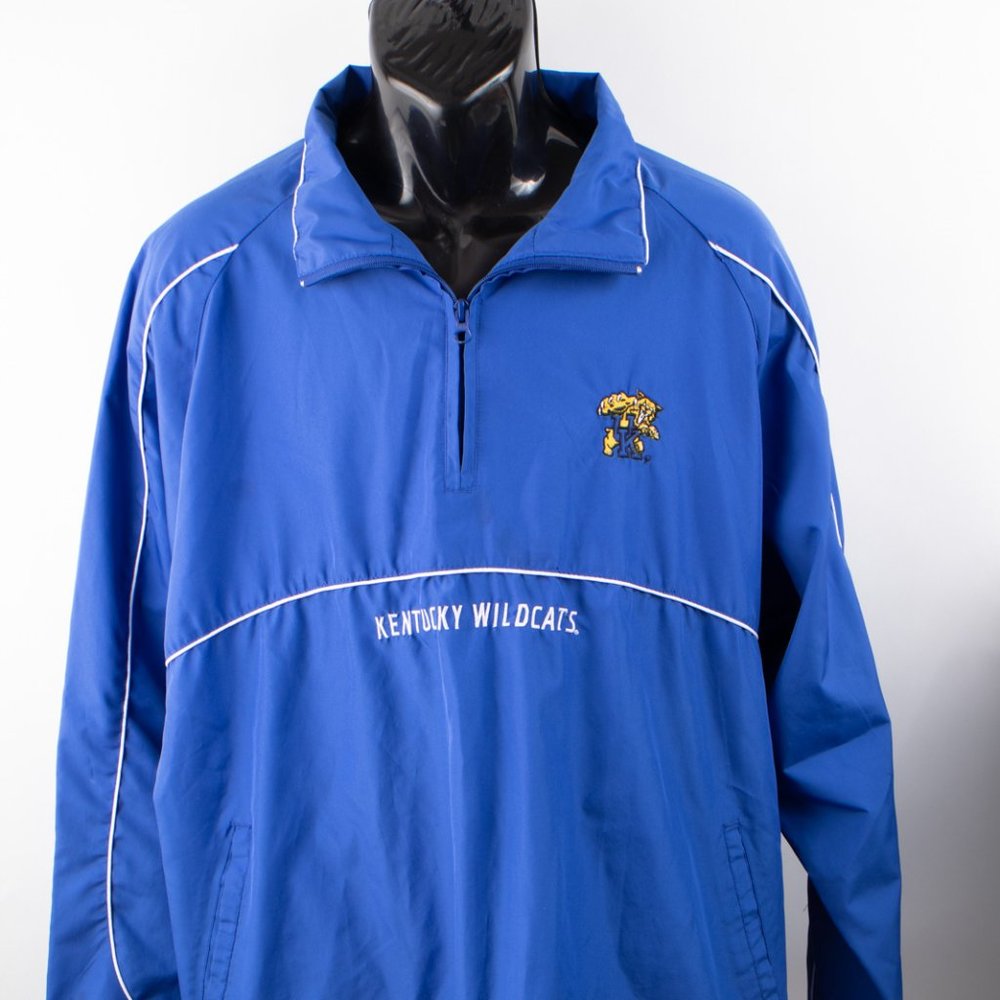 Red Oak Sportswear University of Kentucky Wildcats L Pullover Blue